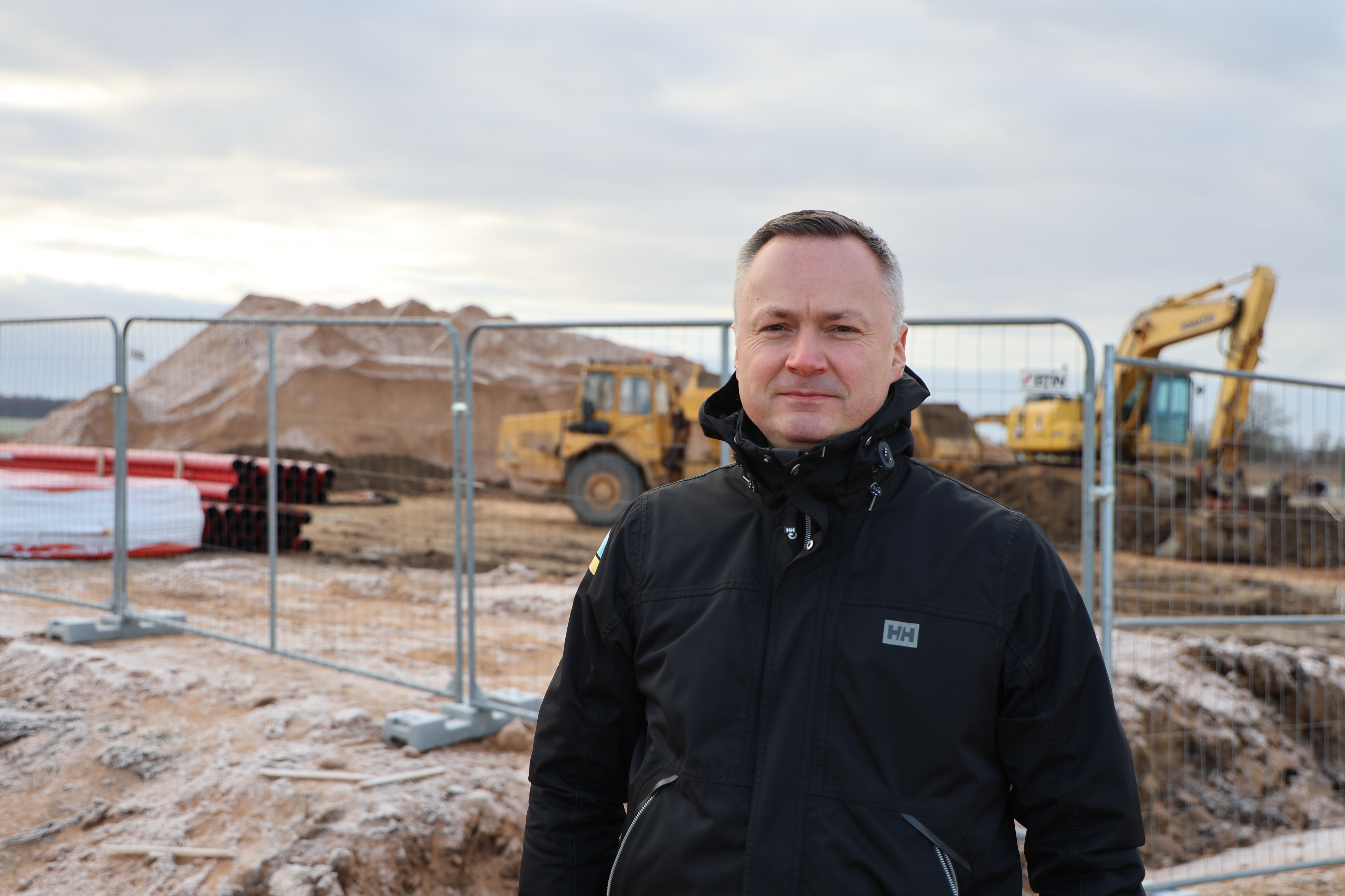 Barkavas pagastā uzsākta otrā saules parka būvniecība