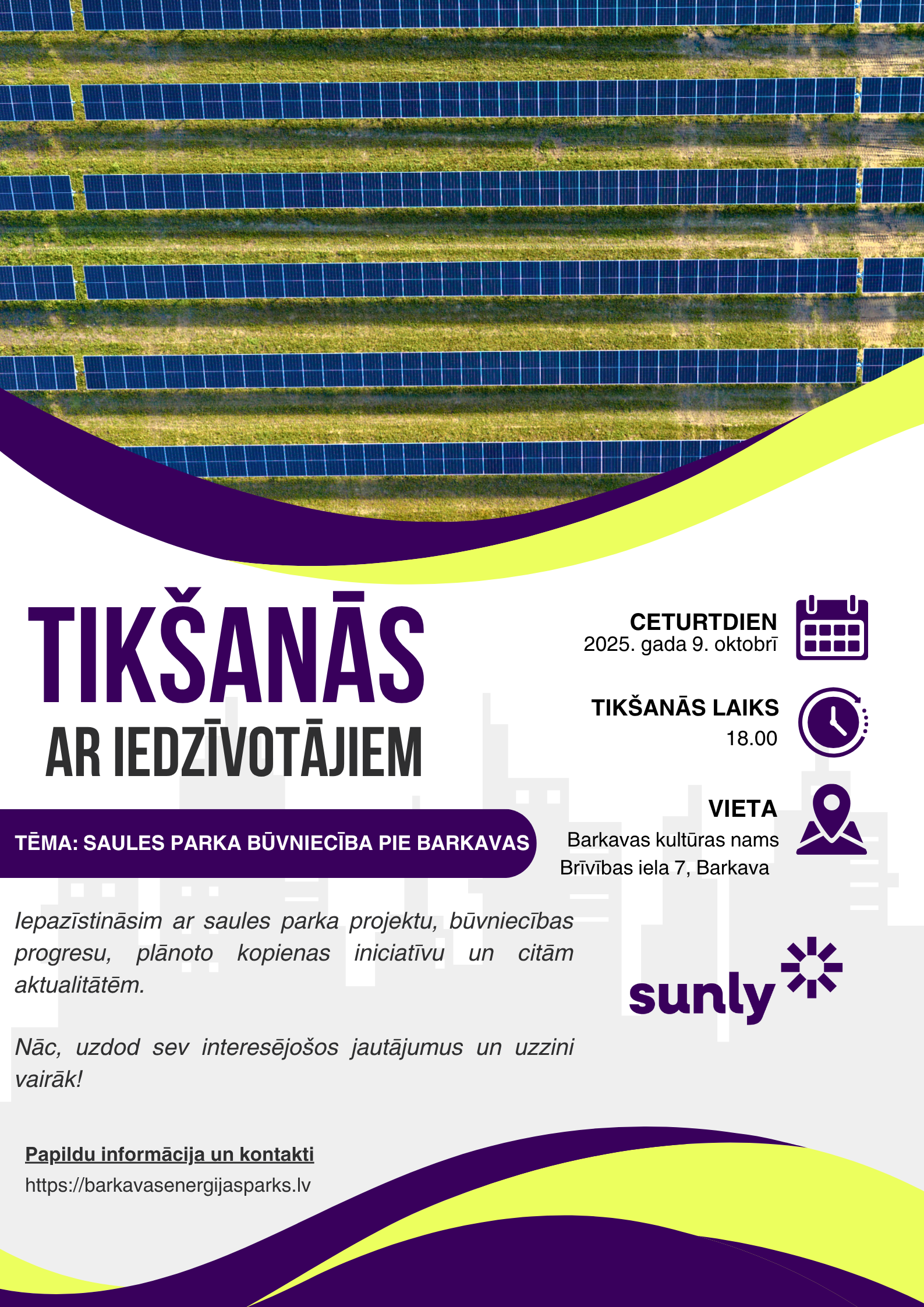 Tikšanās ar iedzīvotājiem Barkavā