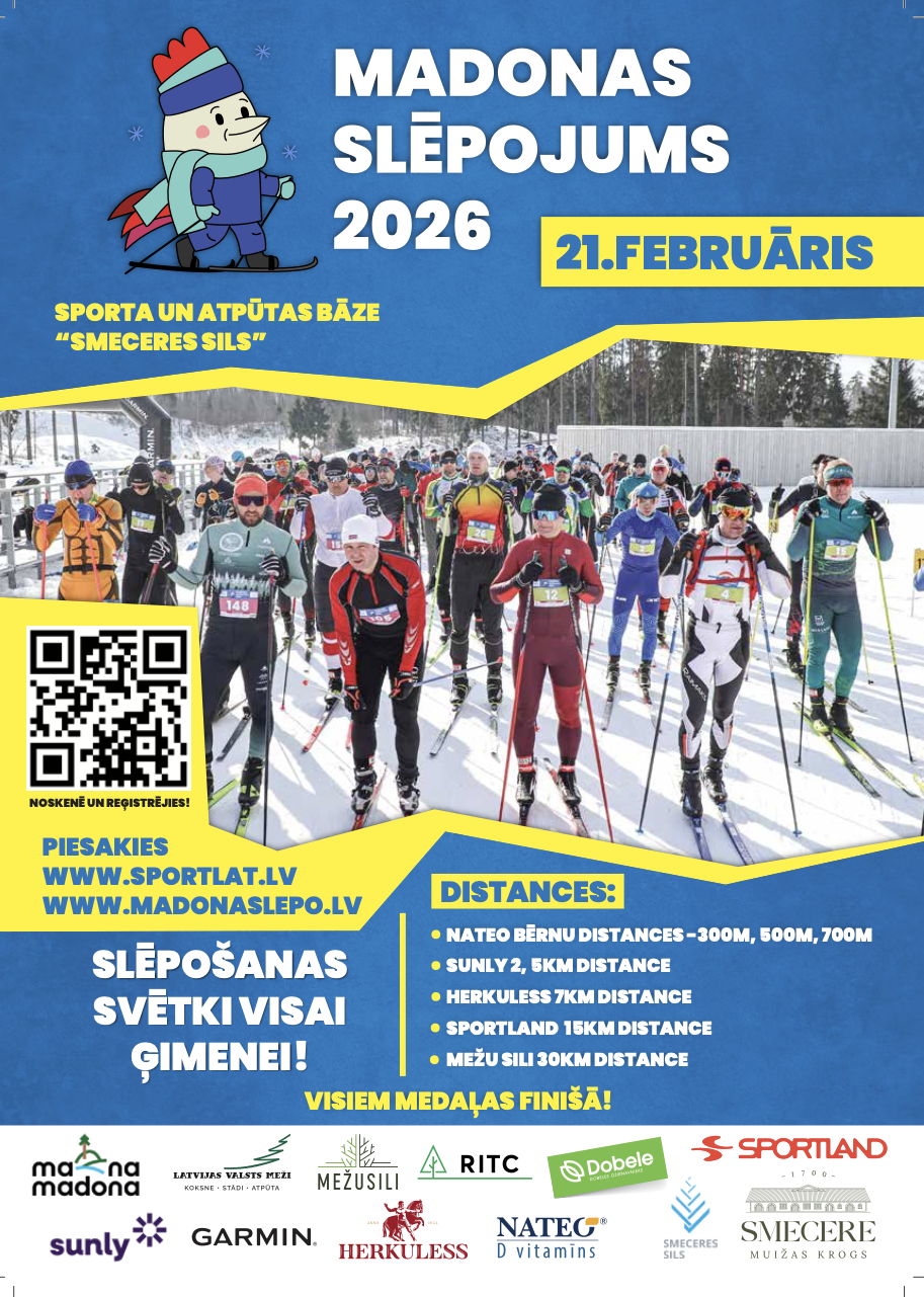 Madonas tautas slēpojums 2026